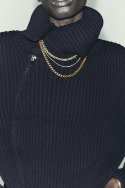 ZARA НАБОР ИЗ 3 КОМБИНИРОВАННЫХ ЦЕПОЧЕК, ЗОЛОТОЙ/СЕРЕБРЯНЫЙ