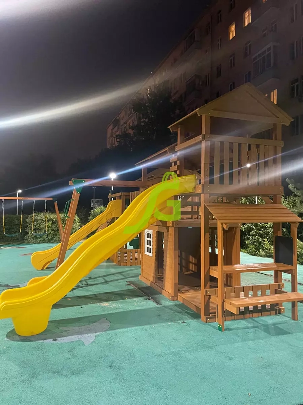 Детская деревянная площадка Домик 6