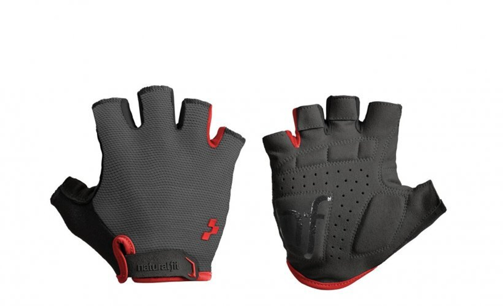 Перчатки CUBE Natural Fit Gloves SF greyґnґred M(8) cube11955