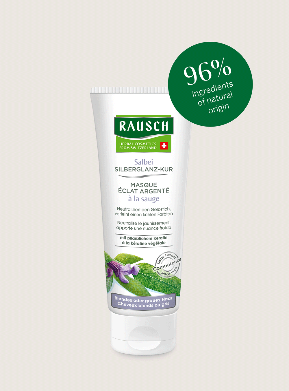 Маска восстанавливающая для поврежденных волос Rausch Sage Silver-Shine Treatment 100 ml