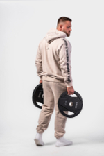 Спортивные брюки Washed Sweat Joggers LEGEND 795 Кремовые