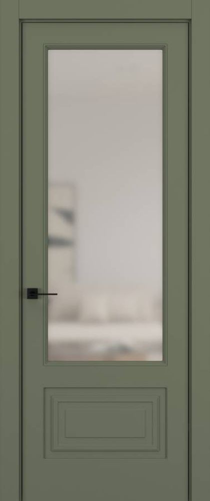 Дверь 021V ELEGANT Матовый Оливковый