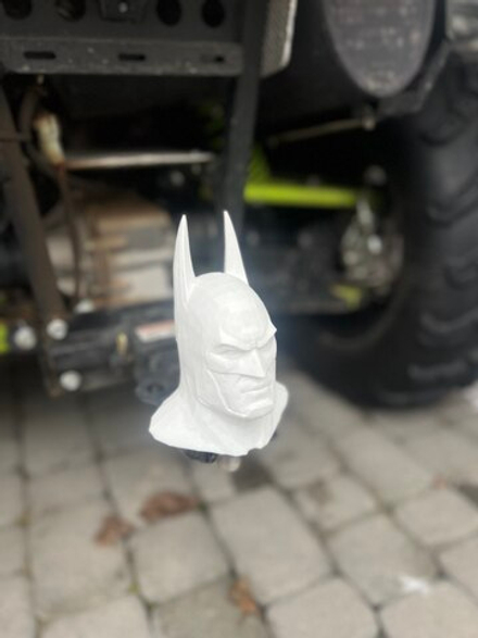 Колпачок на фаркоп Бэтмен Batman, диаметр шара фаркопа 50 мм, белый