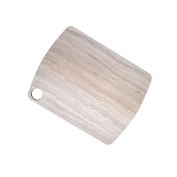 Доска разделочная c желобом 29х22см ComposeEat Fashion травертин капучино