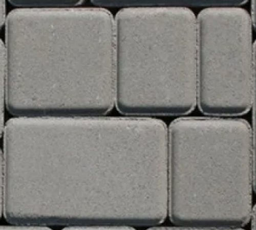 Брусчатка Старый город 5 элементов 60 мм серый