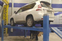 Четырехстоечный электрогидравлический подъемник T55i-4DL