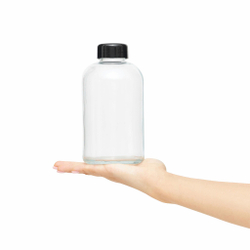 Стеклянная бутылка DRINK HEALTHY