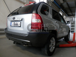 Фаркоп оцинкованный Galia H070C для Hyundai Tucson 2004-2010, Kia Sportage 2004-2010(паспорт и сертификат в комплекте)(без электрики)