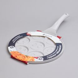 СКОВОРОДА AGNESS "СМАЙЛ"ДЛЯ ОЛАДИЙ С АНТИПРИГАР.ПОКРЫТИЕМ ДИАМЕТР=26.5 СМ.(КОР=6ШТ)