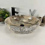Раковина из оникса Erozy Grey EO-64418 52*42*15 0156