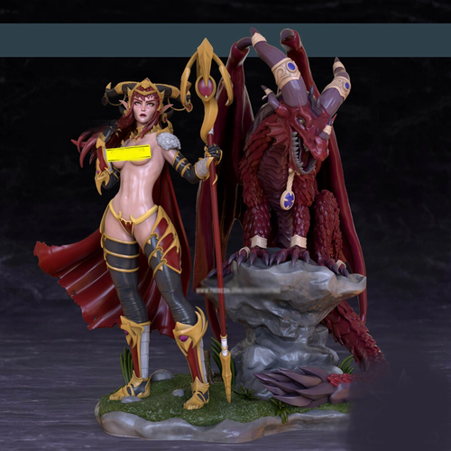 Алекстраза Alexstrasza world of warcraft wow Варкрафт Коллекционная Фигурка Аниме