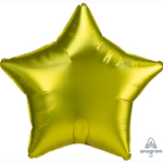 Шар фольгированный Звезда 45 см (Желтый)