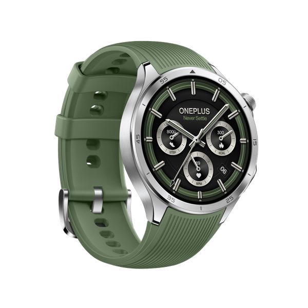 Умные часы OnePlus Watch 3 46 мм (2025, OPWWE251) Зеленый | Emerald Titanium