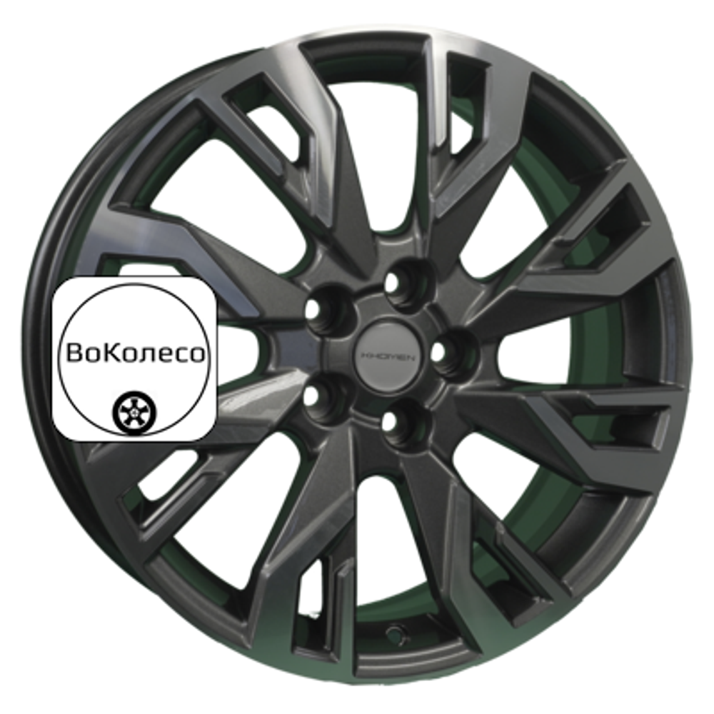 7x18/5x114,3 ET38 D67,1 KHW1809 (Outlander) Gray-FP Khomen Wheels