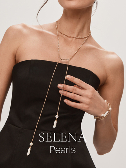 91003439 Колье Selena Pearls