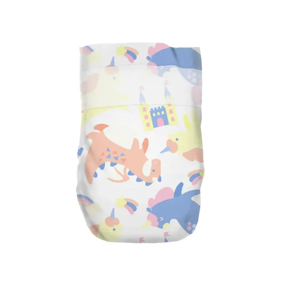 Подгузники Offspring S 3-6 кг, 48 шт, единороги