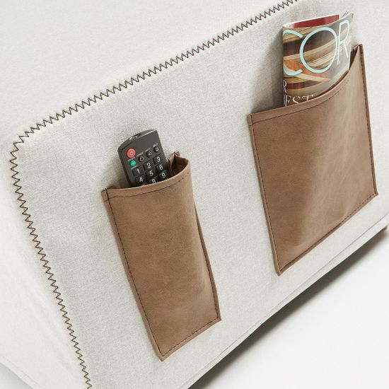 Чехол на пуф Kos бежевый