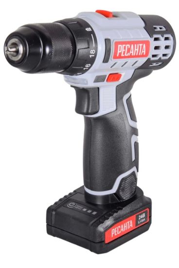 Аккумуляторный шуруповерт "РЕСАНТА" ДА-24-2ЛК
