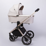 Детская коляска Peppy Monaco GP 3 в 1 Beige рама беж