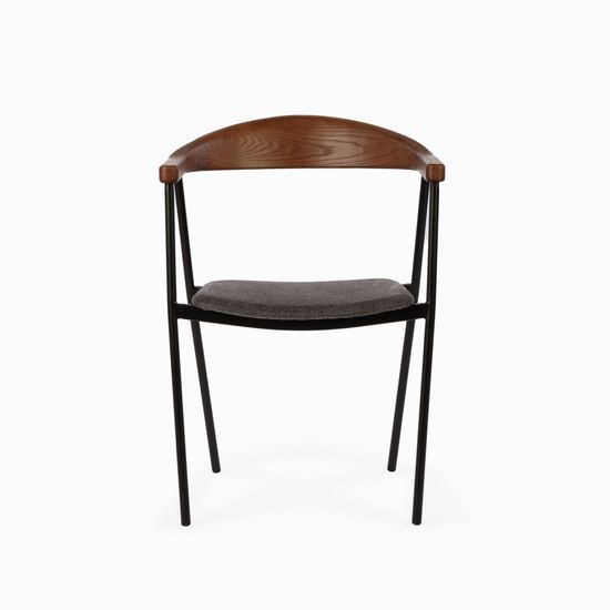 Стул Candy цвет коричневый/серый