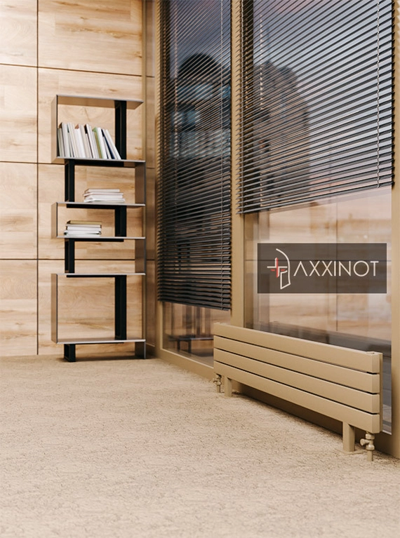 Axxinot Adero ZN 800 - напольный трубчатый радиатор шириной 800 мм