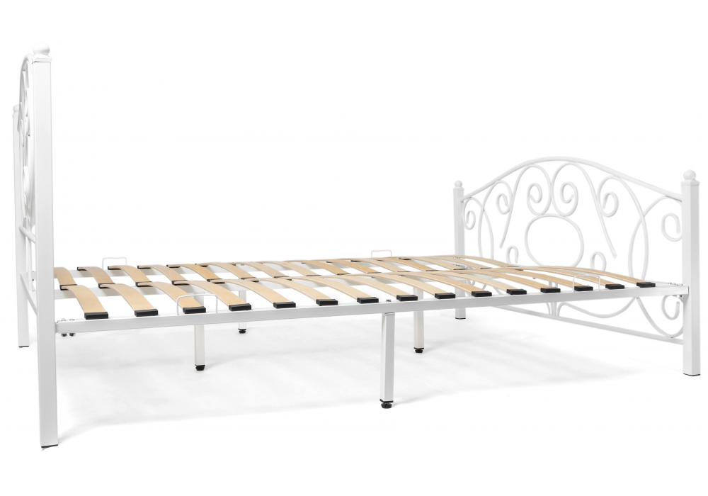 Полутораспальная кровать Викси 140х200 белая