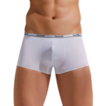 Мужские трусы-боксеры с тонкой брендированной резинкой Second Skin Trunk (Размер: L) (Цвет: черный)