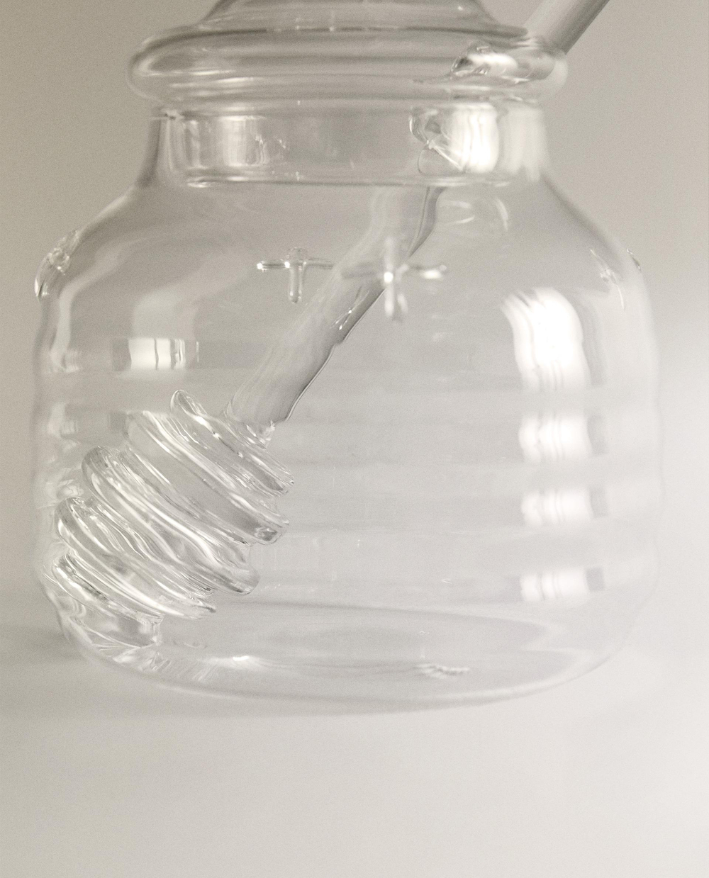 Zara Home сахарница из боросиликатного стекла, цвет прозрачный, 12 см