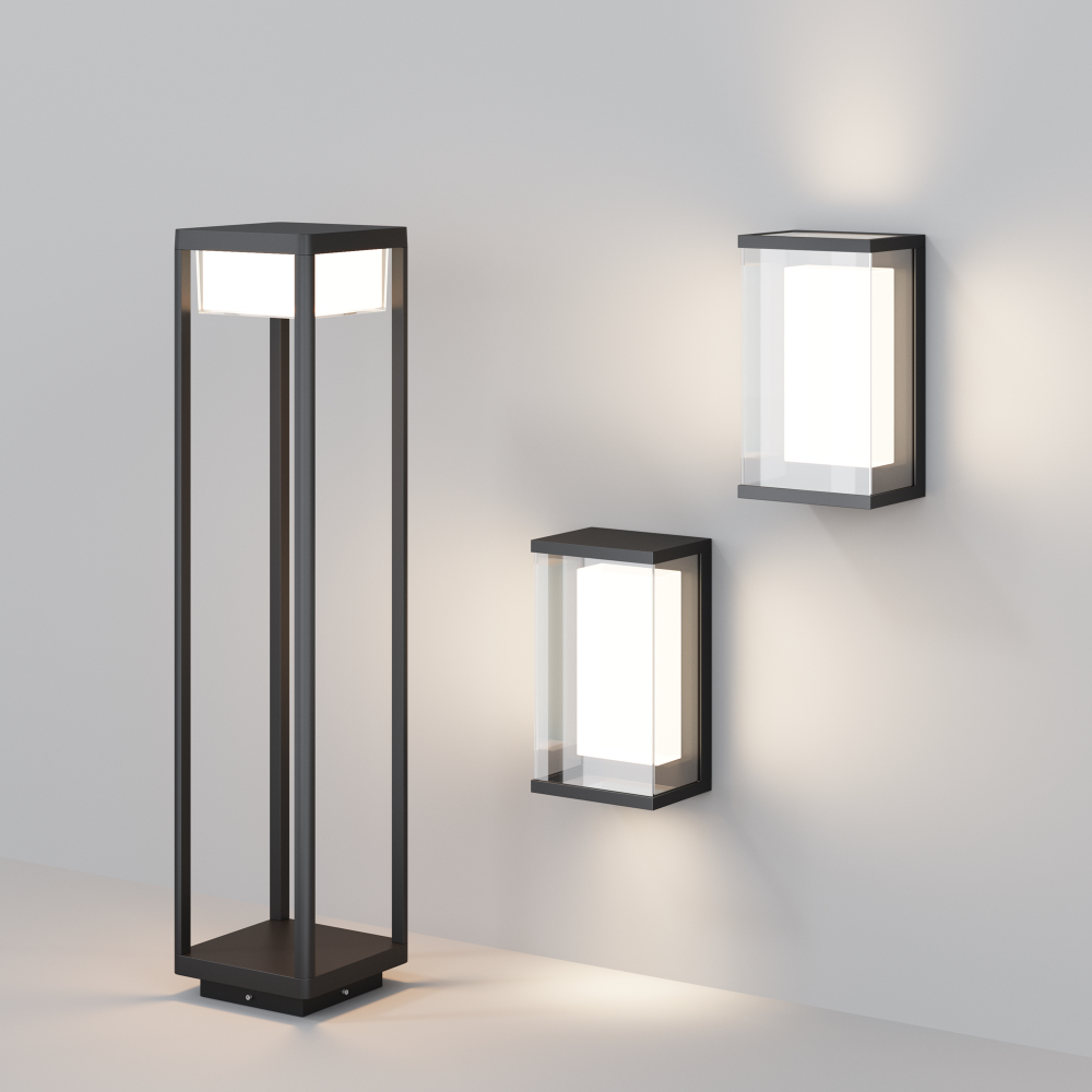 Уличный настенный светильник Outdoor O021WL-L10B3K