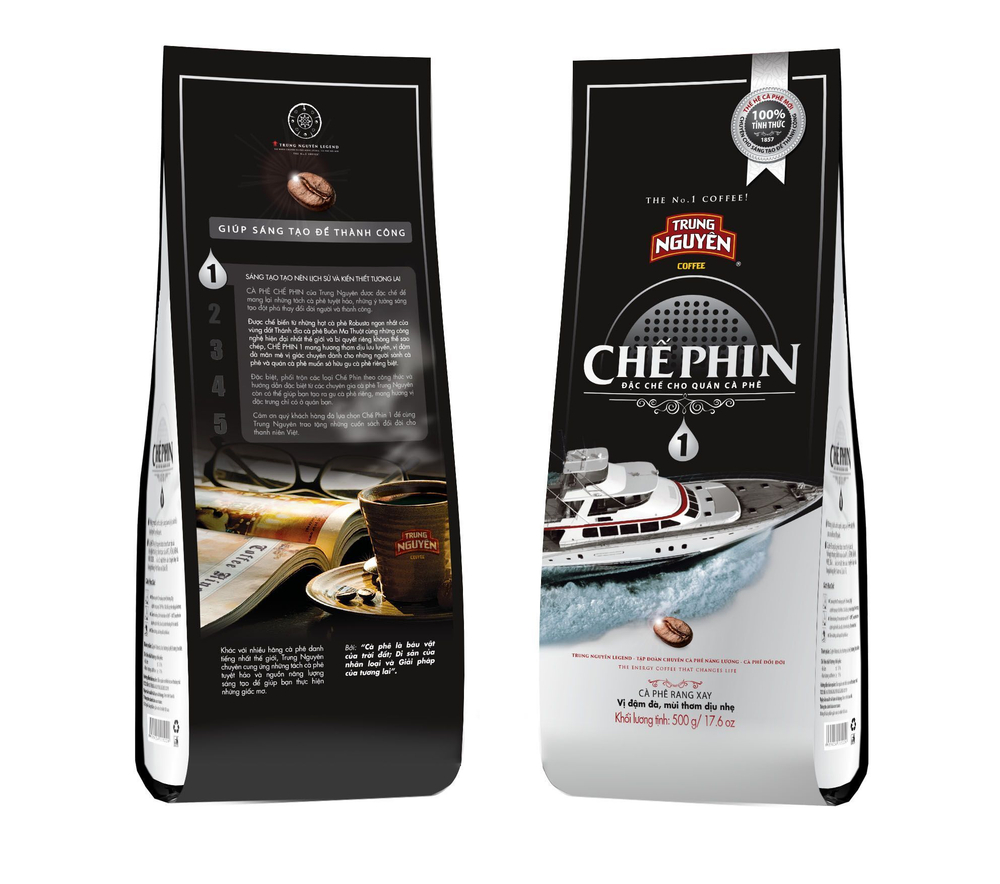 Вьетнамский молотый кофе Che Phin №1 (TRUNG NGUYEN), 500 г