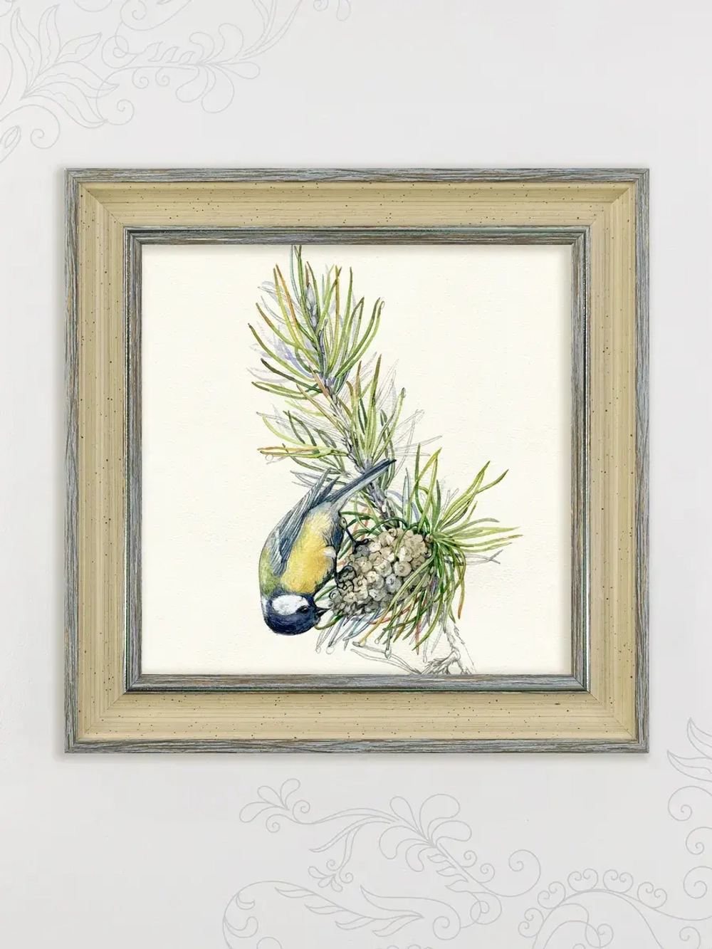 Картина настенная интерьерная на холсте в раме