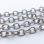 Цепочка, цвет серебро, размер звена 11*9 мм, цена за отрезок 49-51 см