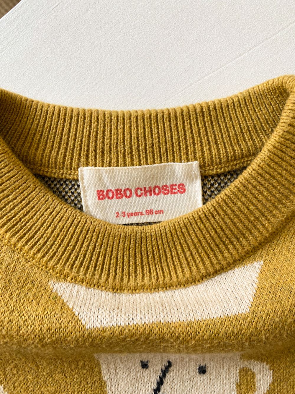 Хлопковый свитер Bobo Choses, 98