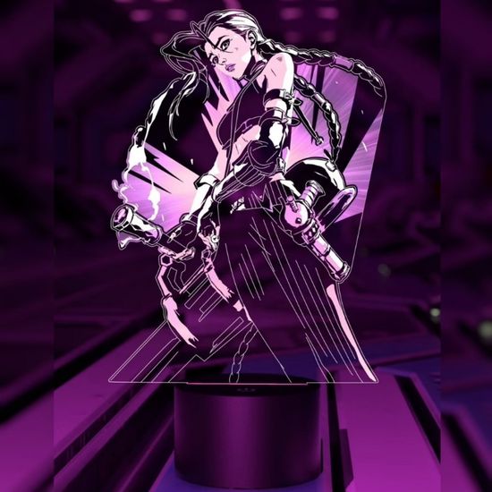 3D лампа League of Legends Джинкс