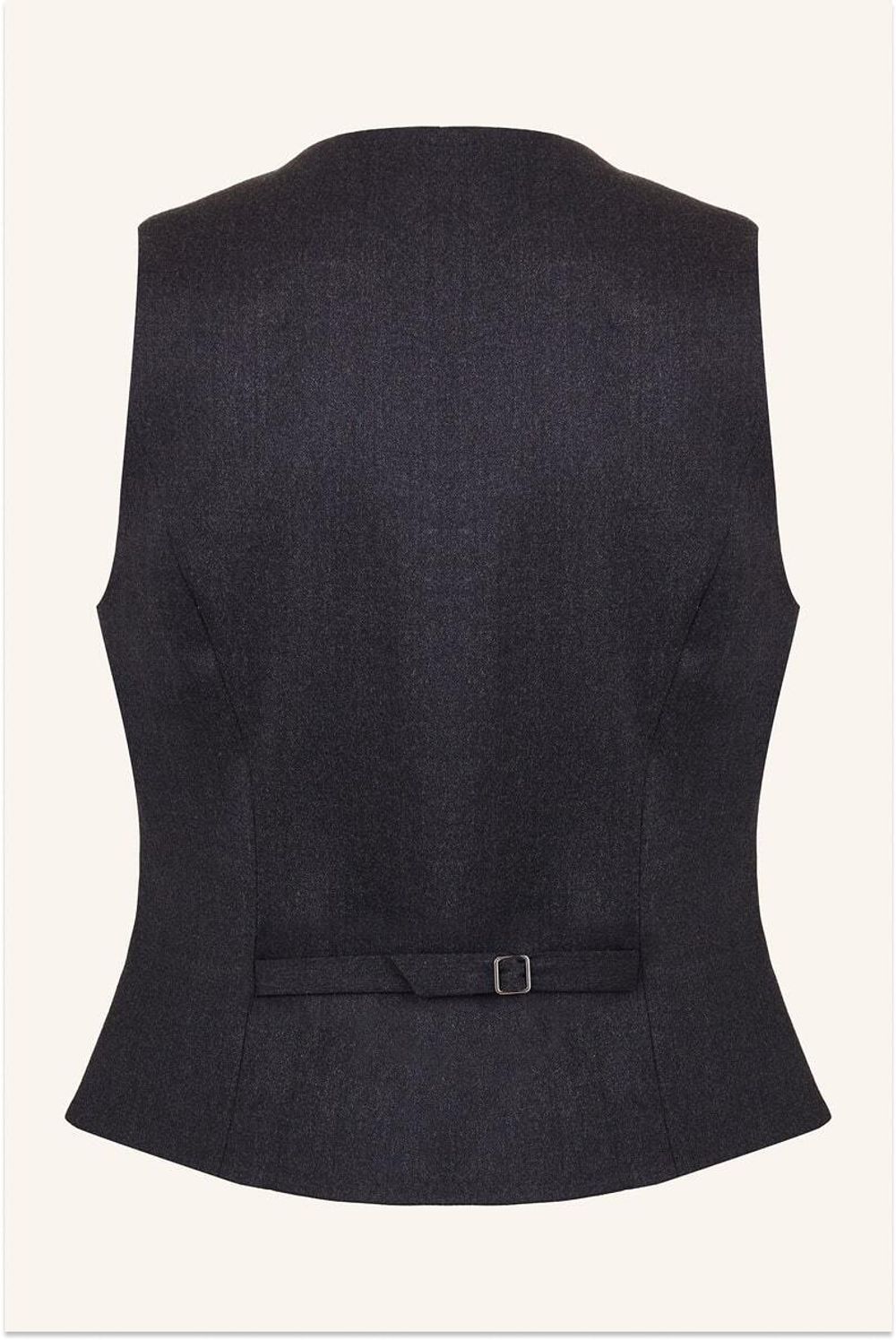 Жилет короткий графит шерсть (Размер 44)