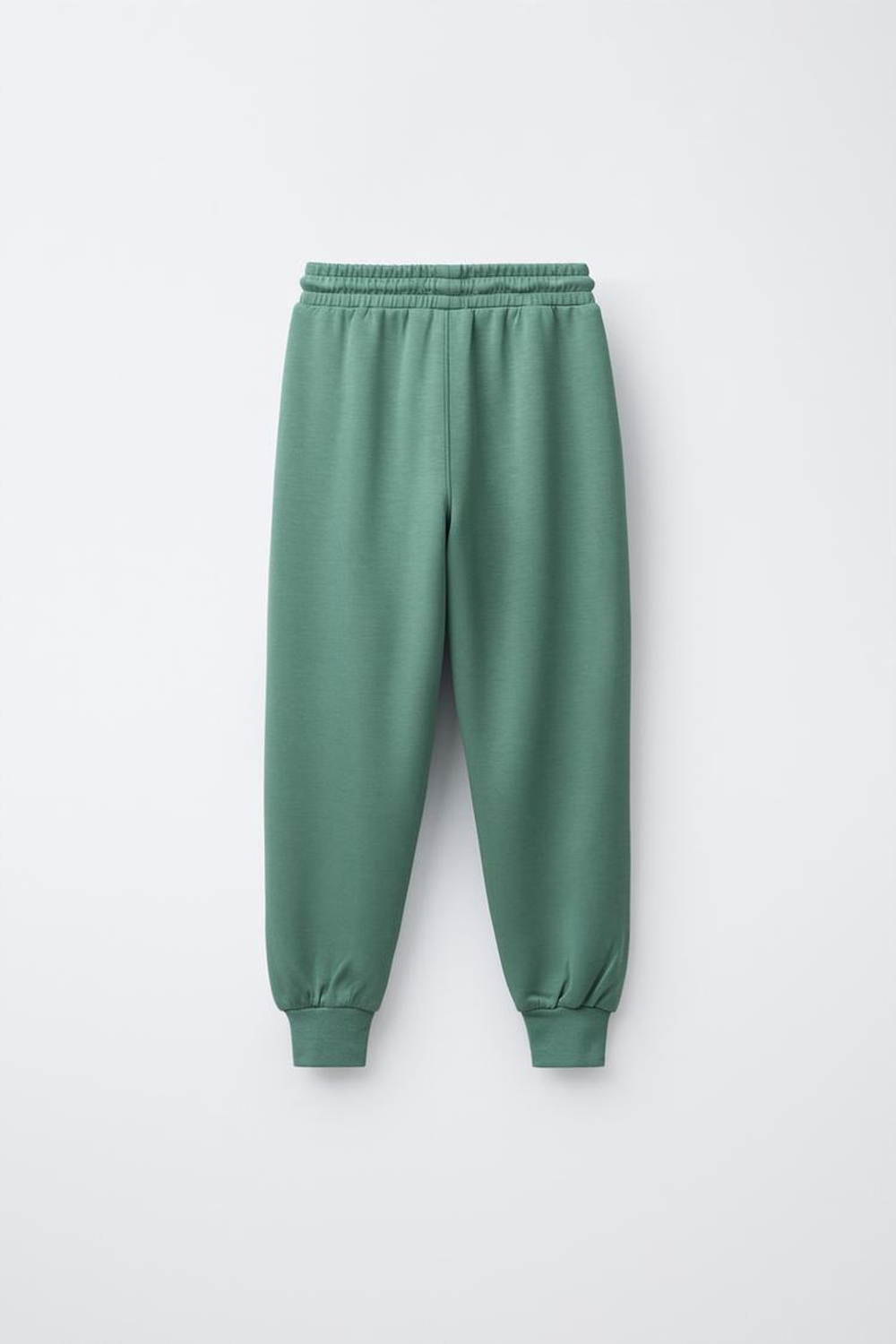 ZARA СПОРТИВНЫЕ БРЮКИ-ДЖОГГЕРЫ, ЦВЕТ МОРСКОЙ ВОЛНЫ