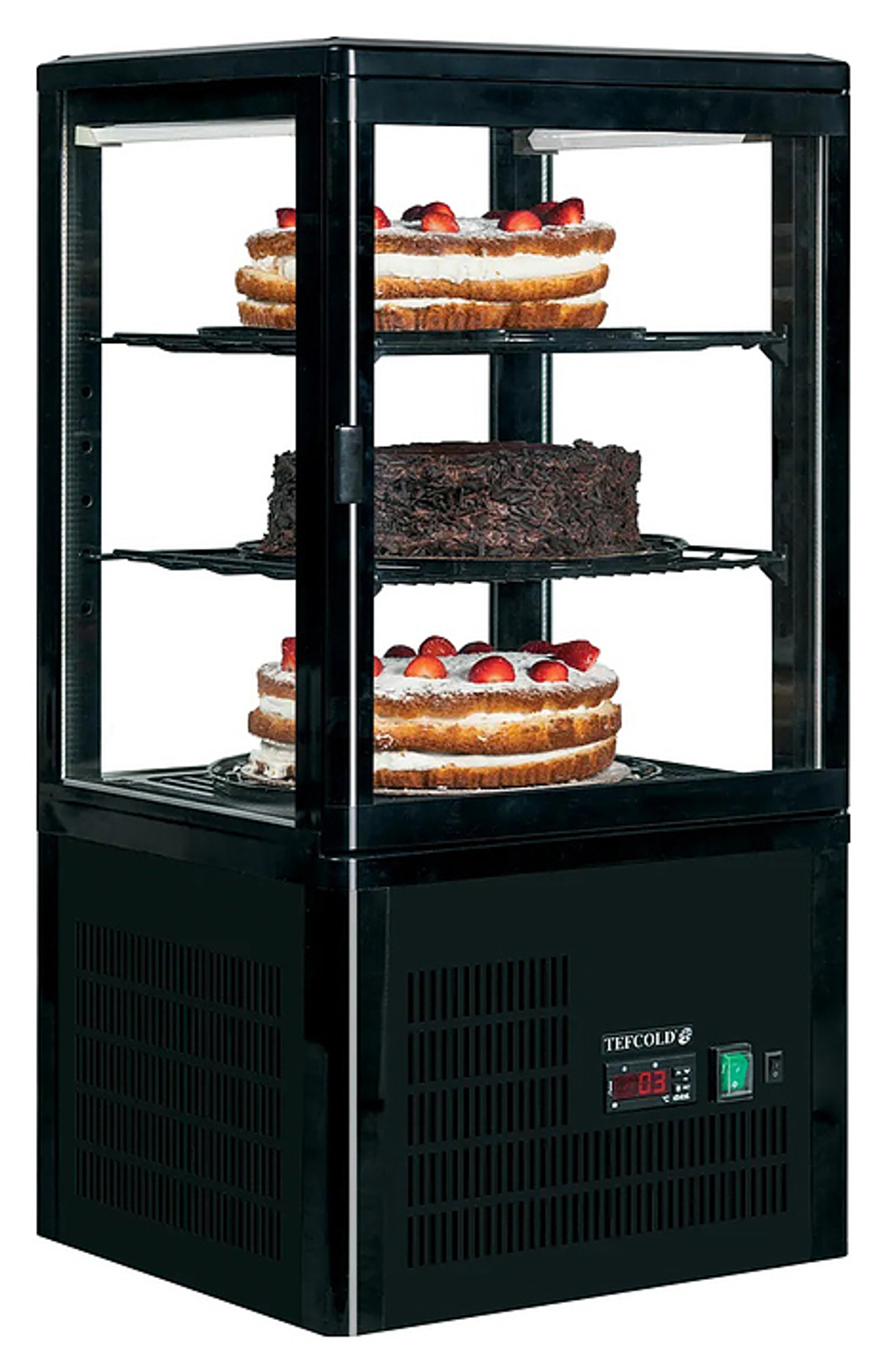 Витрина холодильная TEFCOLD UPD60 черная
