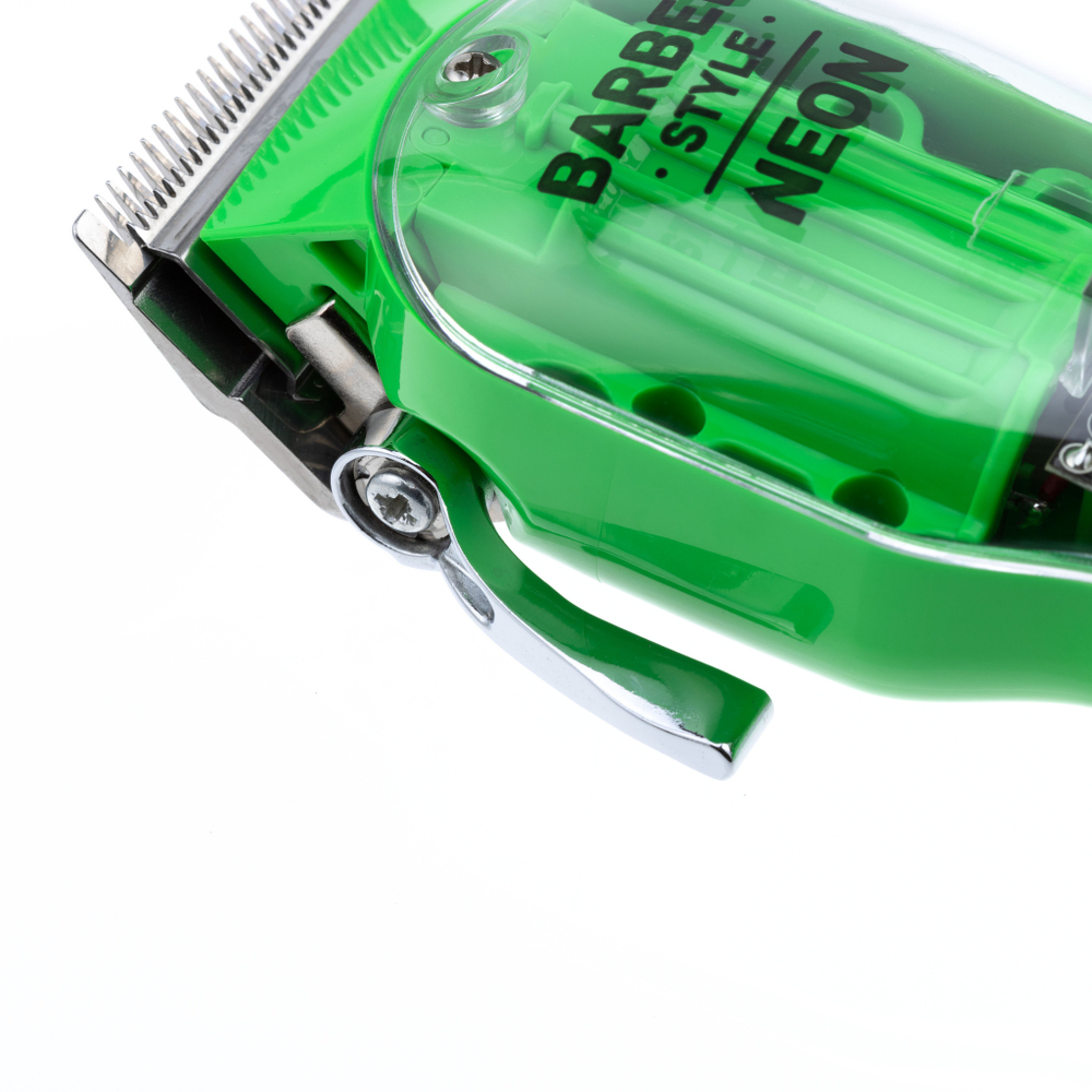 Машинка д/стрижки DEWAL PRO BARBER STYLE GREEN аккум/сет.6000об/мин 6нас.