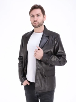 Куртка мужская кожаная , блейзер мужской