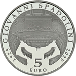 ИТАЛИЯ, 2025, 5 ЕВРО [СЕРЕБРО]
