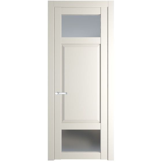 Межкомнатная дверь эмаль Profil Doors 2.3.4PD перламутр белый стекло матовое