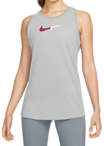 Женский топ теннисный Nike Dri-Fit One Tank Top W - particle grey