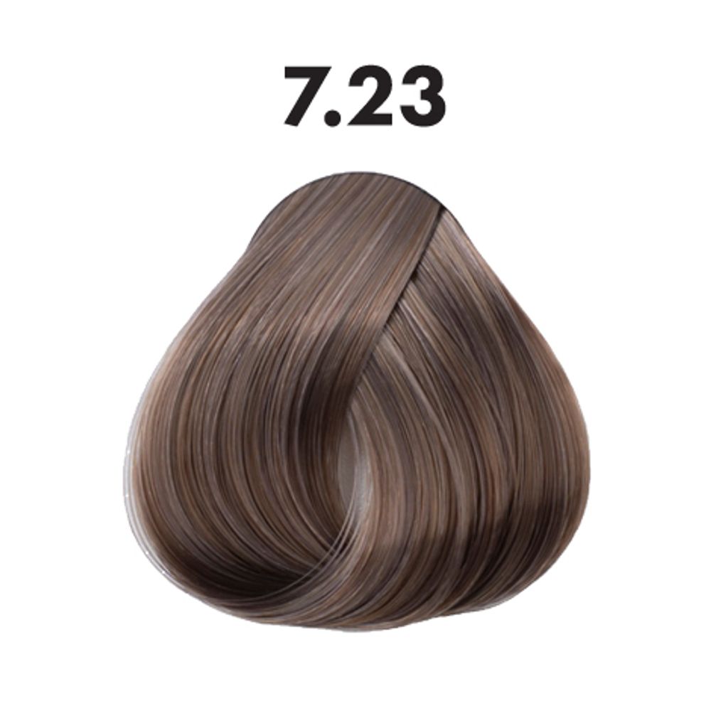 7.23 гель-краска OBRA Glow Gel Color перламутровый золотой средне-русый - 60 мл.