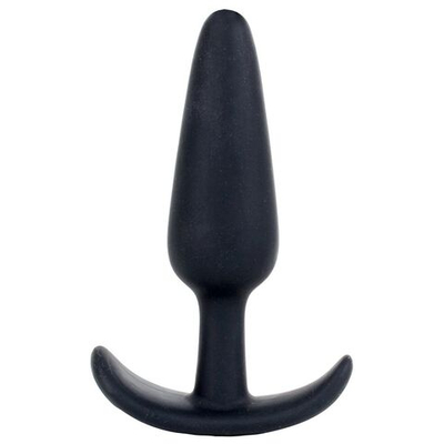 Анальная пробка для ношения Mood Naughty 4.5 Silicone - 11,5 см. (Цвет: черный)