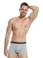 Мужские трусы-боксеры из микромодала с широкой мягкой резинкой (Размер: XXL) (Цвет: черный)