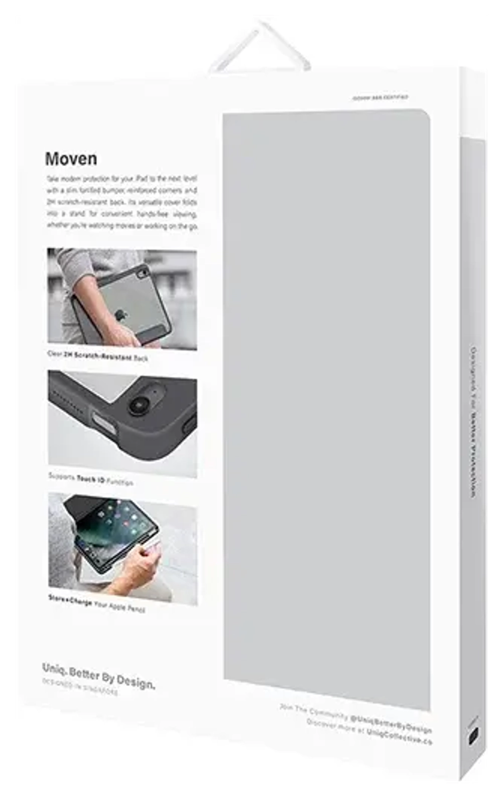Чехол Uniq Moven для iPad Air 10.9 (2022/20) с отсеком для стилуса