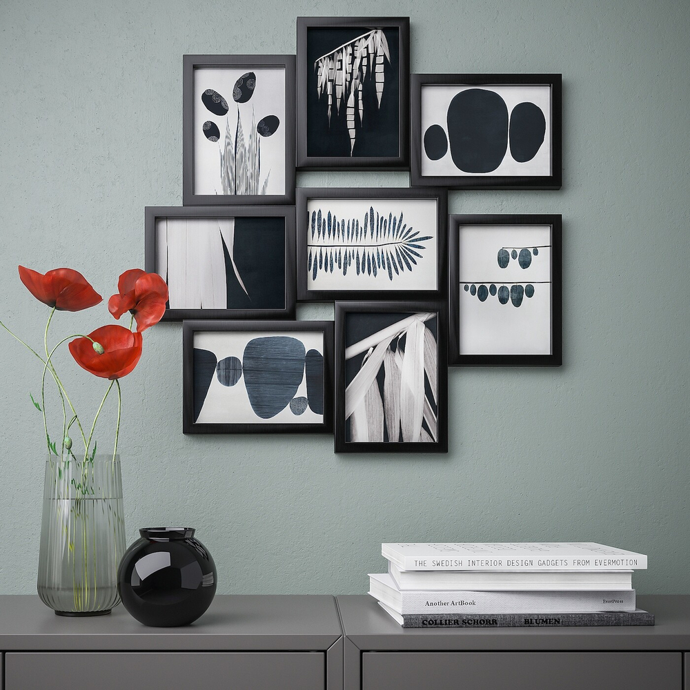 IKEA VÄXBO  (ИКЕА ВÄКСБО)  -  Художественная открытка, абстракция, 13x18 см