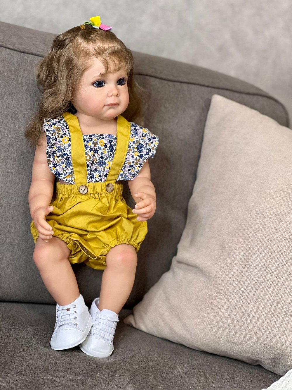 Кукла Реборн виниловая 55см в пакете (FA-040A)