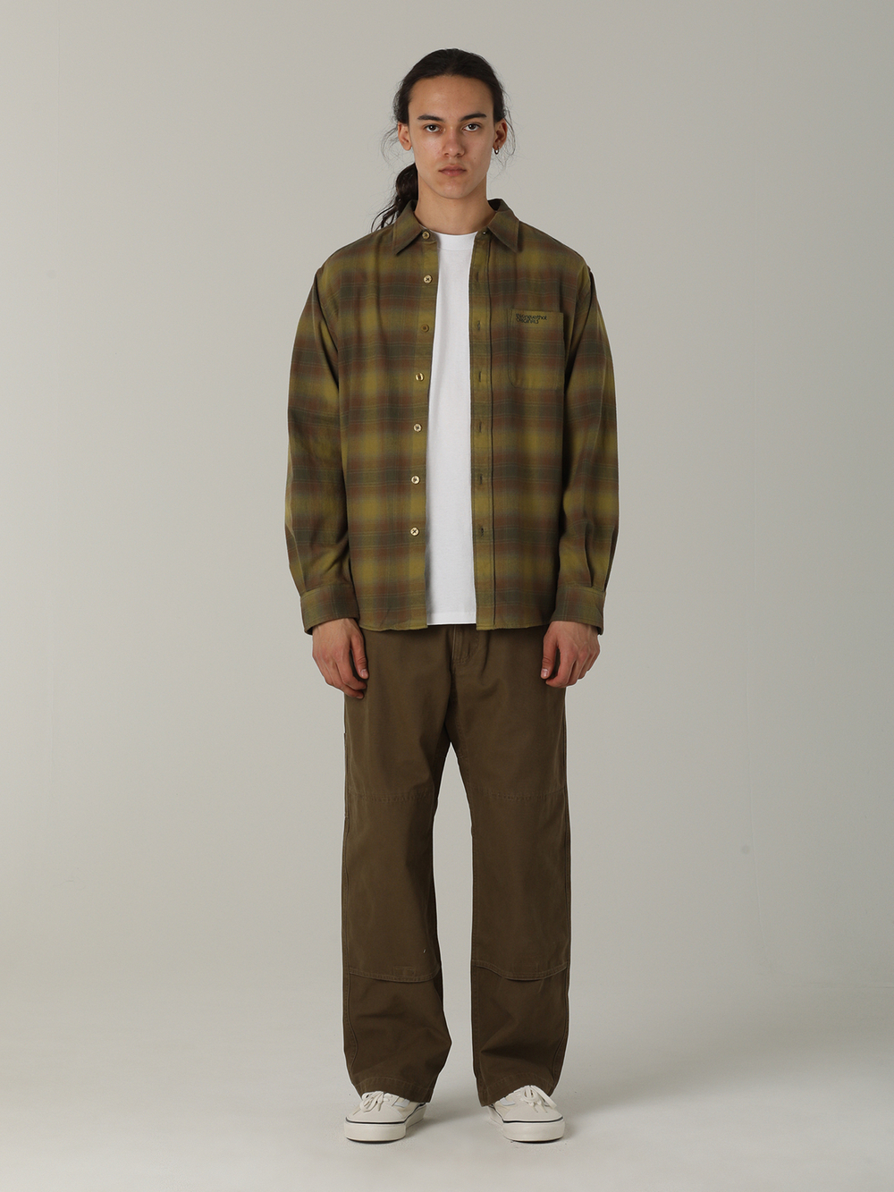 Мужская Рубашка Flannel Check