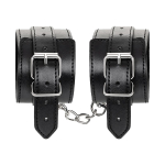 Черные оковы из искусственной кожи ToyFa Anonymo 310153